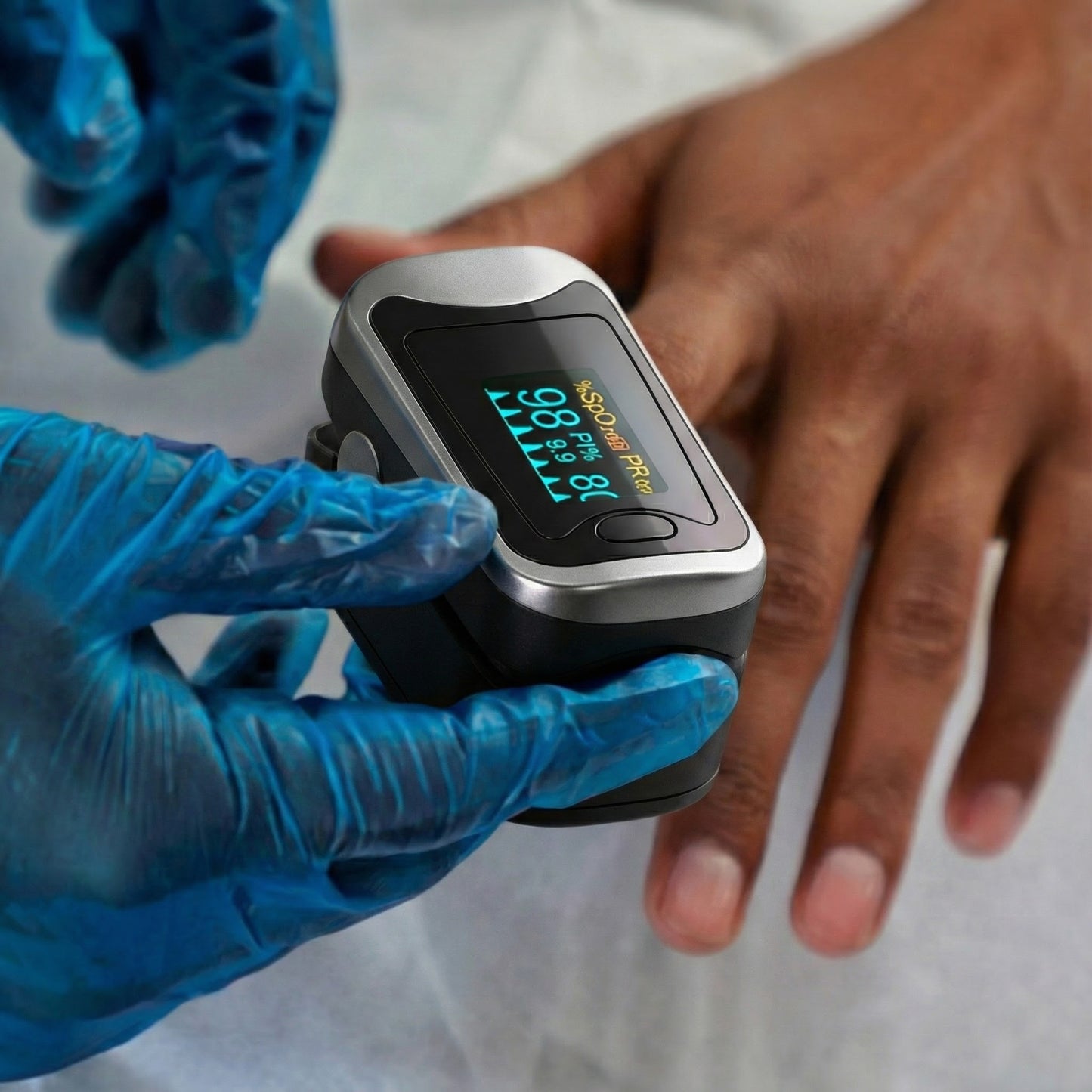 Oxímetro Digital Oxy Plus® – Medidor de Saturación de Oxígeno y Frecuencia Cardíaca Portátil